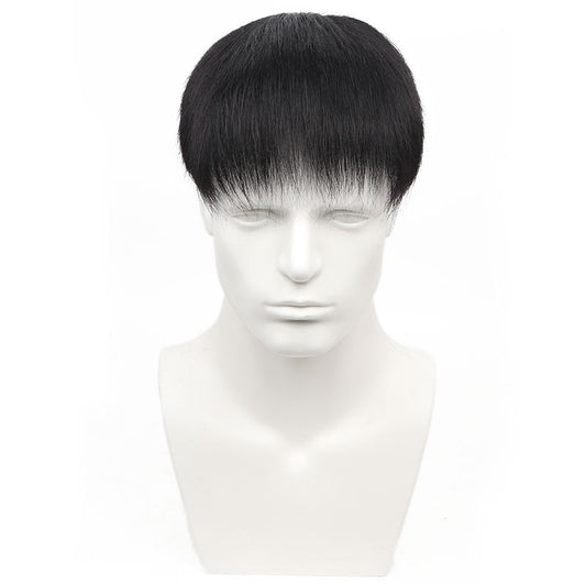 Men's Lightweight Breathable Top Supplementing Piece Extra Men's Wig