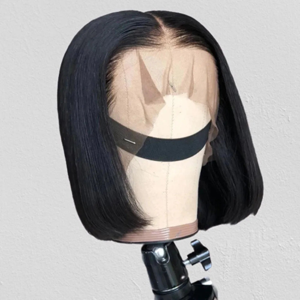 Graceful Indian Straight Bob Original Human Real Hair Wig