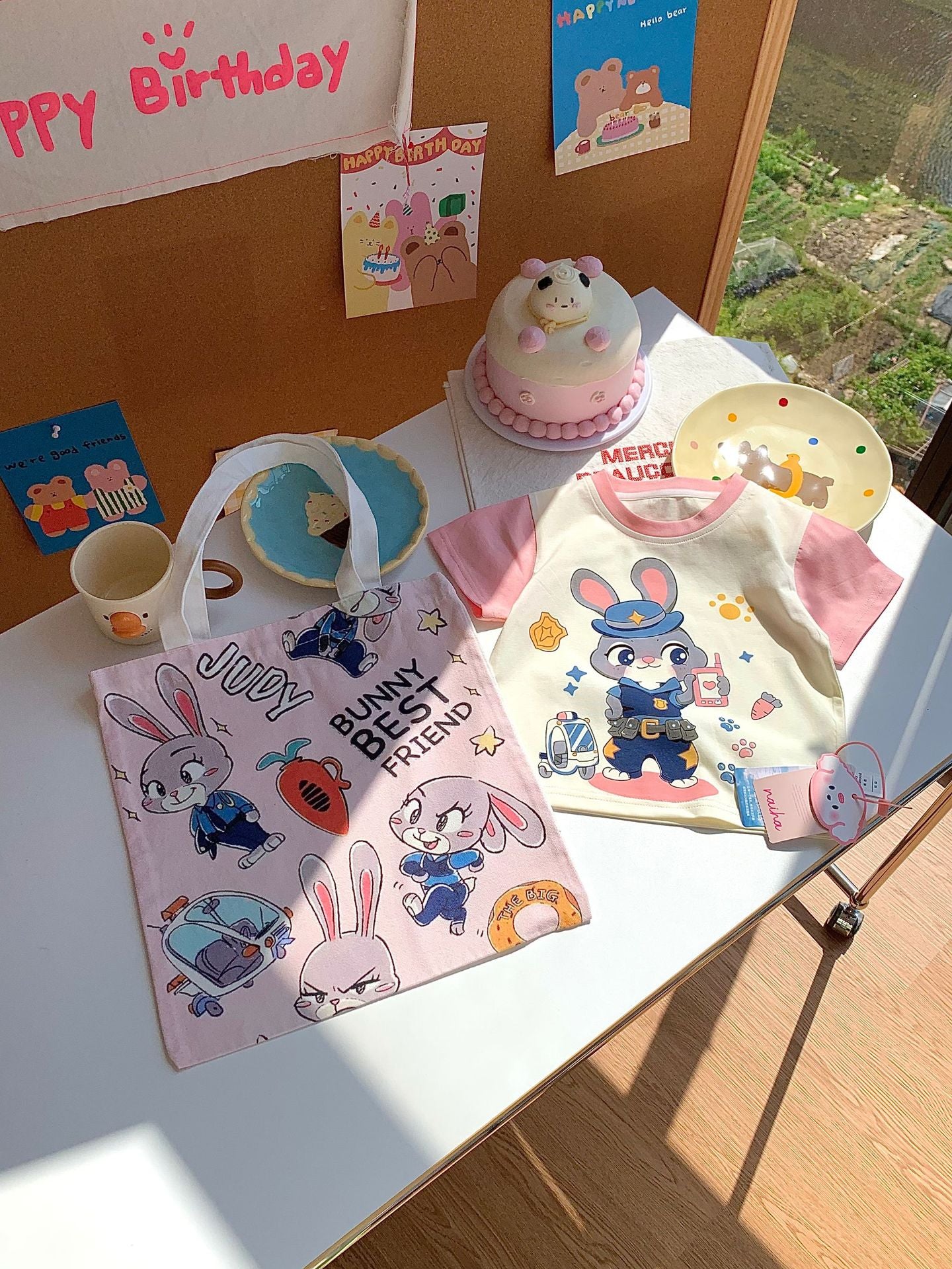 Children's Bag Summer Short Sleeve Cute Cartoon Printed Boys Korean Style Children's T-shirt