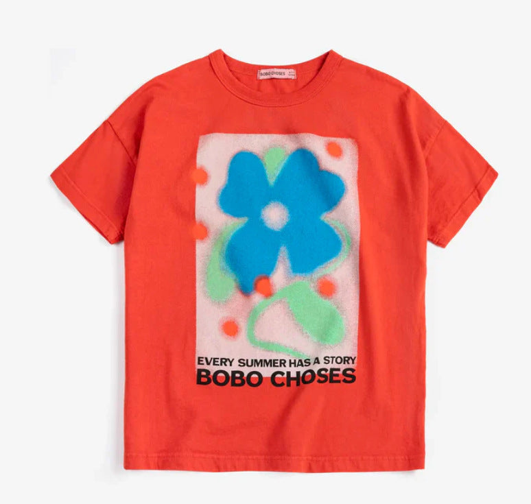 Versatile Trendy Fashion Children's Short-sleeved Printed Children's T-shirt