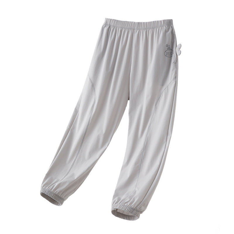 Children's Thin Trousers Summer Boys Medium Big Breathable Children's Pants