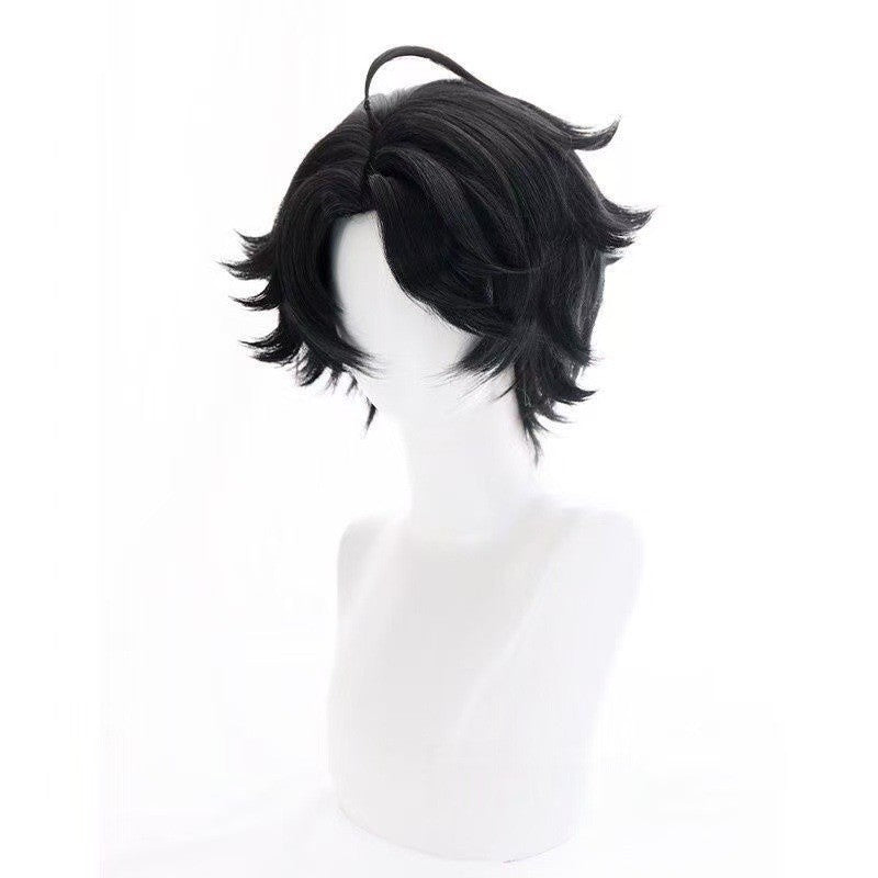 Egg Puff Party Double Ponytail Linkage Simulation Cos Wig
