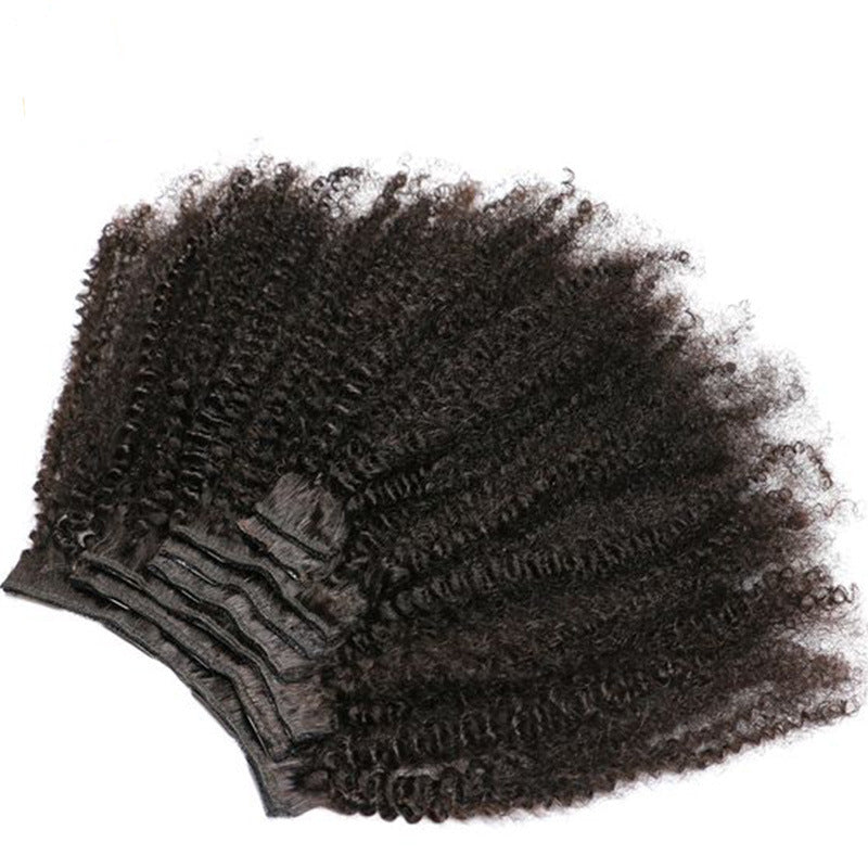 Cool New Natural Color Hairpiece Clip Real Hair Wig