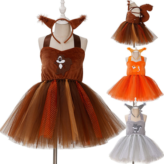 Children's Halloween Role-playing Cartoon Dance Skirt Day Children's Dress