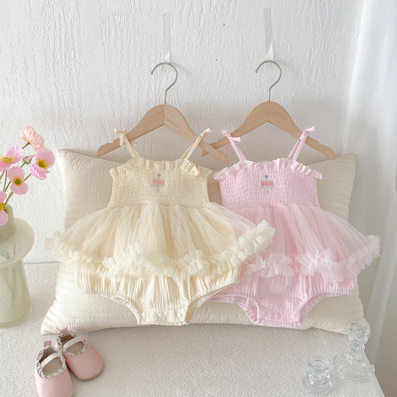 Clothes For Babies Dress One-piece Sweet Jumpsuit, Climbing Suit