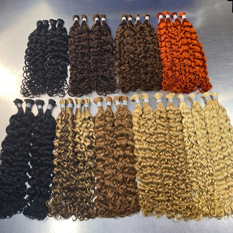 Durable Pretty Human Bulk Color Band Real Hair Wig