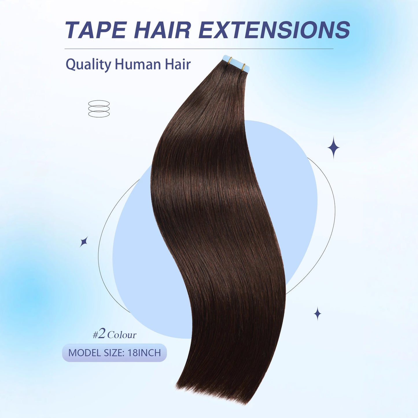 Charming Creative Human Extension Straight Film Real Hair Wig