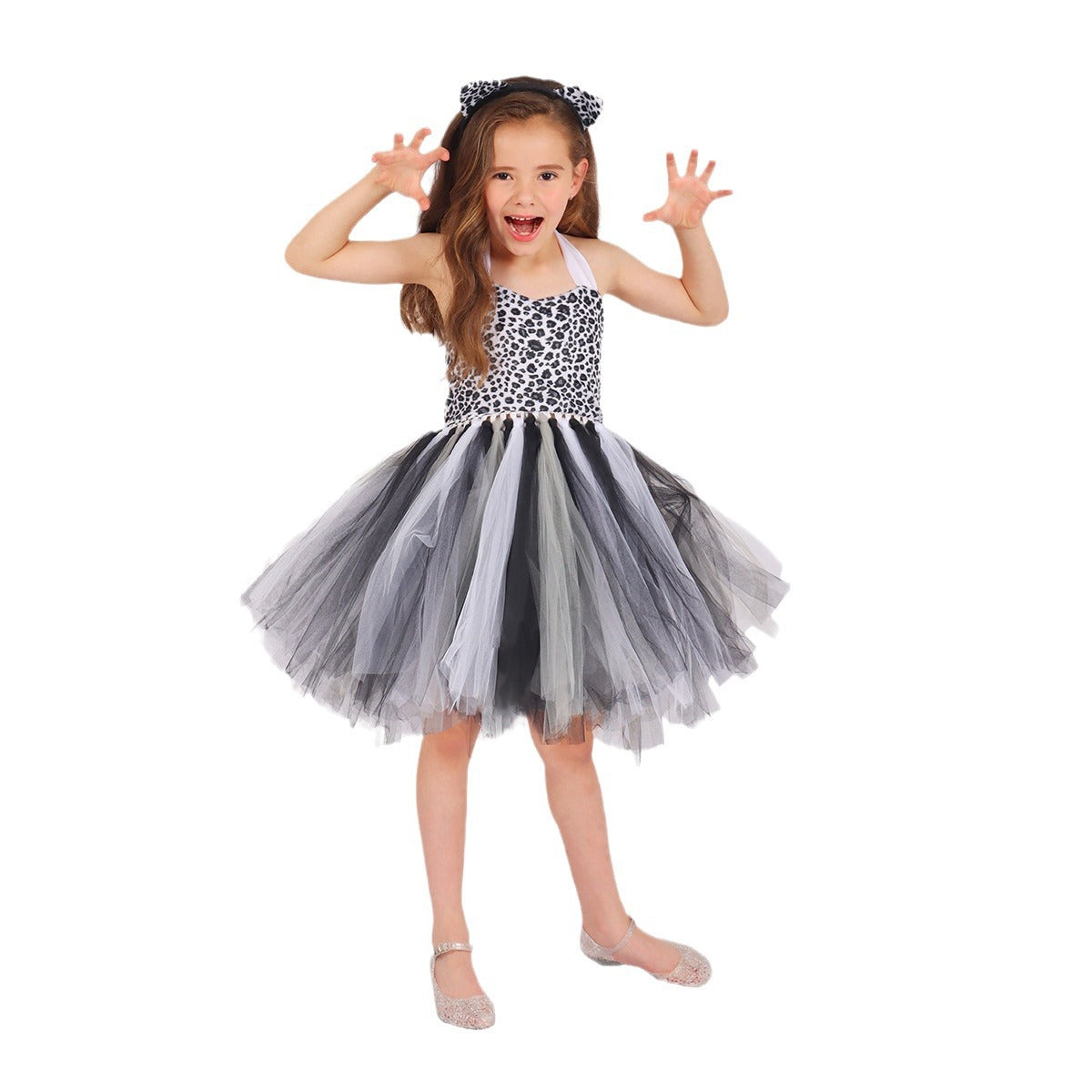 Forest Tiger Elk Leopard Cow Performance Costumes Animal Party Children's Dress