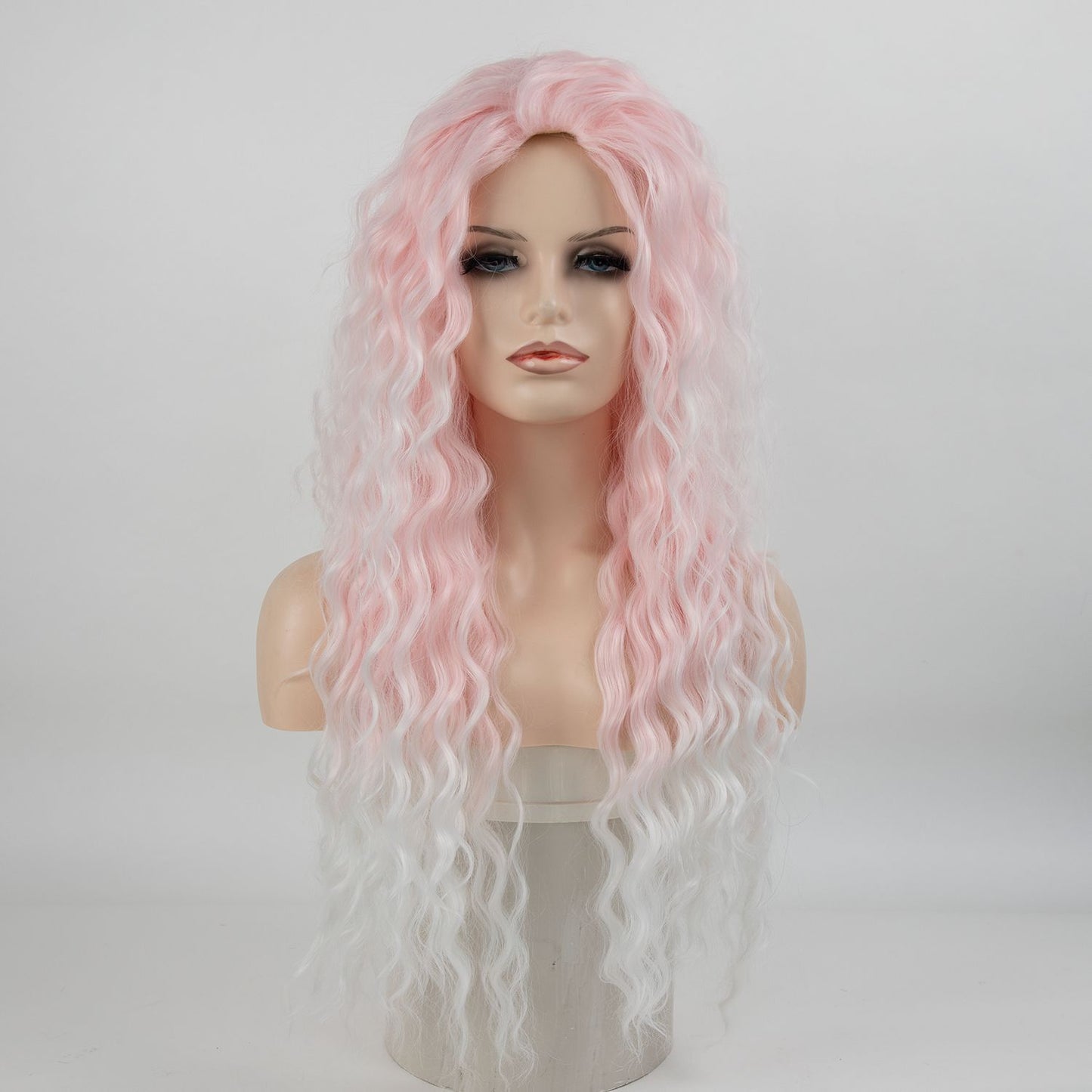 Curly Hair Chemical Fiber African Small Volume Fluffy Lady Wig Long Curls