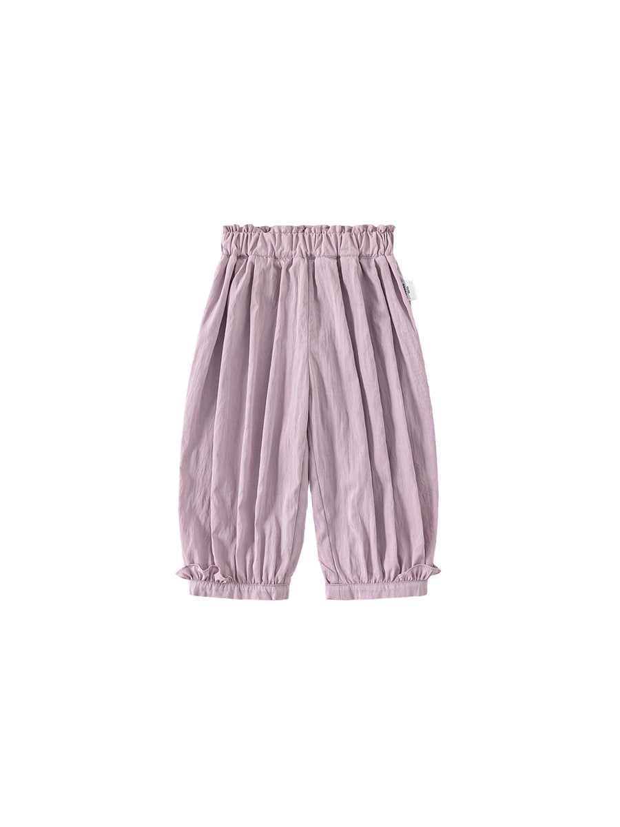 Children's Thin Anti Mosquito Pure Color Trousers Children's Pants