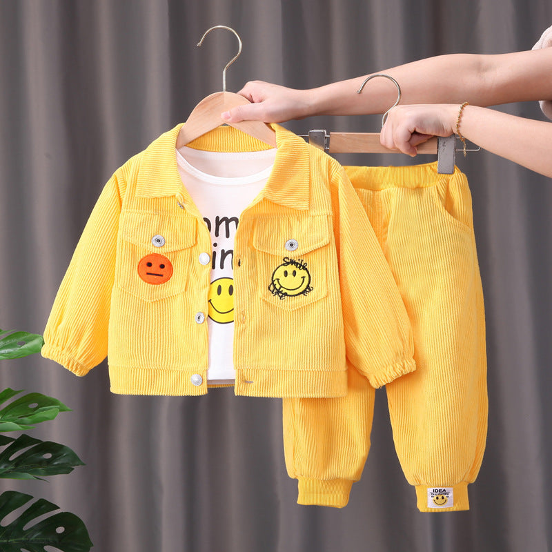 Children's Three-piece Set British Dress Clothing Handsome Boy Years Old Children's Suit