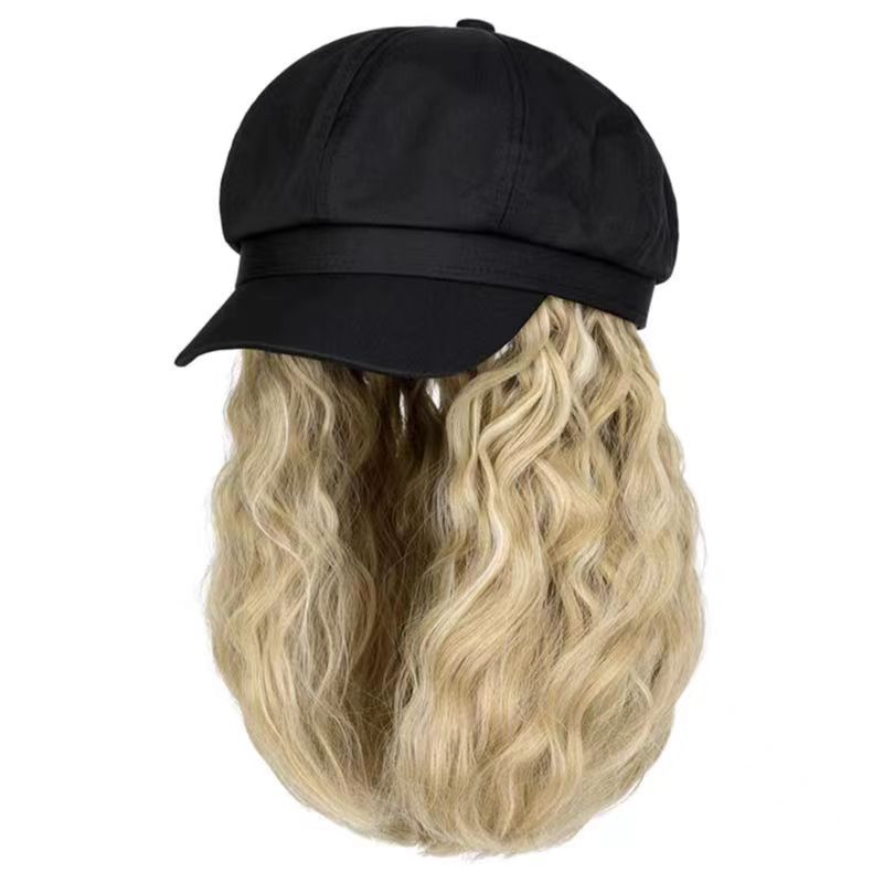 Hooded Personality Short Curly Hair Small Curls Chemical Fiber Head Other Wig