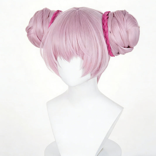 Glory Original Leather Pink Double Hair Package Cos Wig