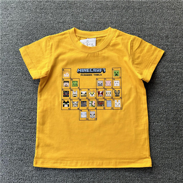 Children's Order Summer My World Game Theme Series Children's T-shirt