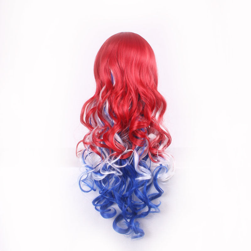 Chemical Fiber Long Curly Hair Side Cos Wig