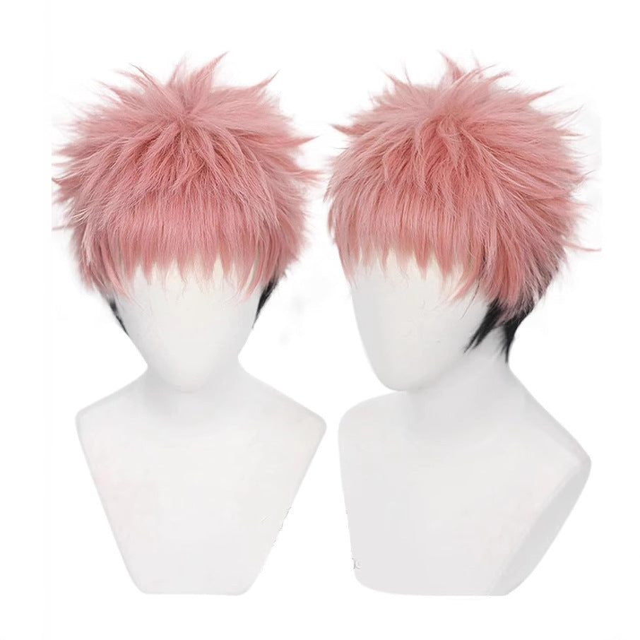 Back To Battle Tiger Stick Coral Cos Wig