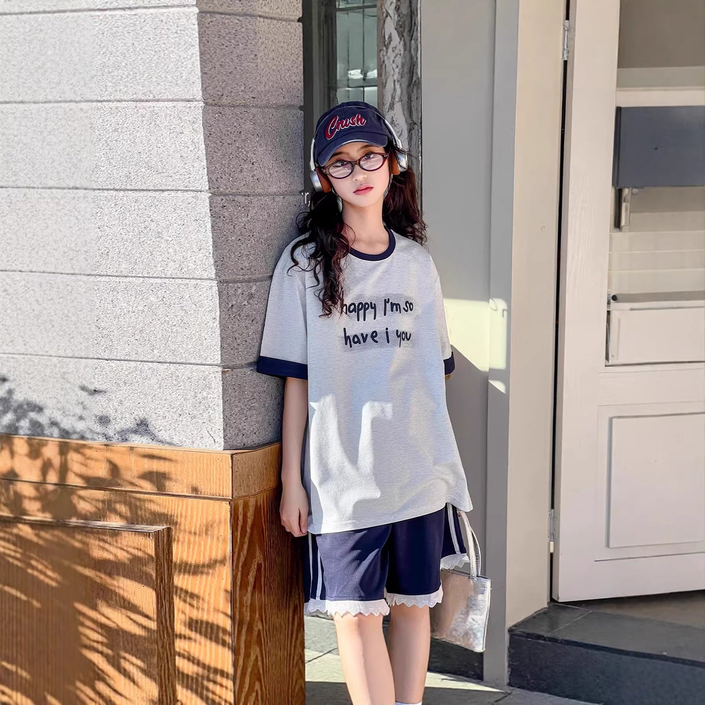 Children's Short-sleeved Middle Big Summer Loose Versatile Children's T-shirt