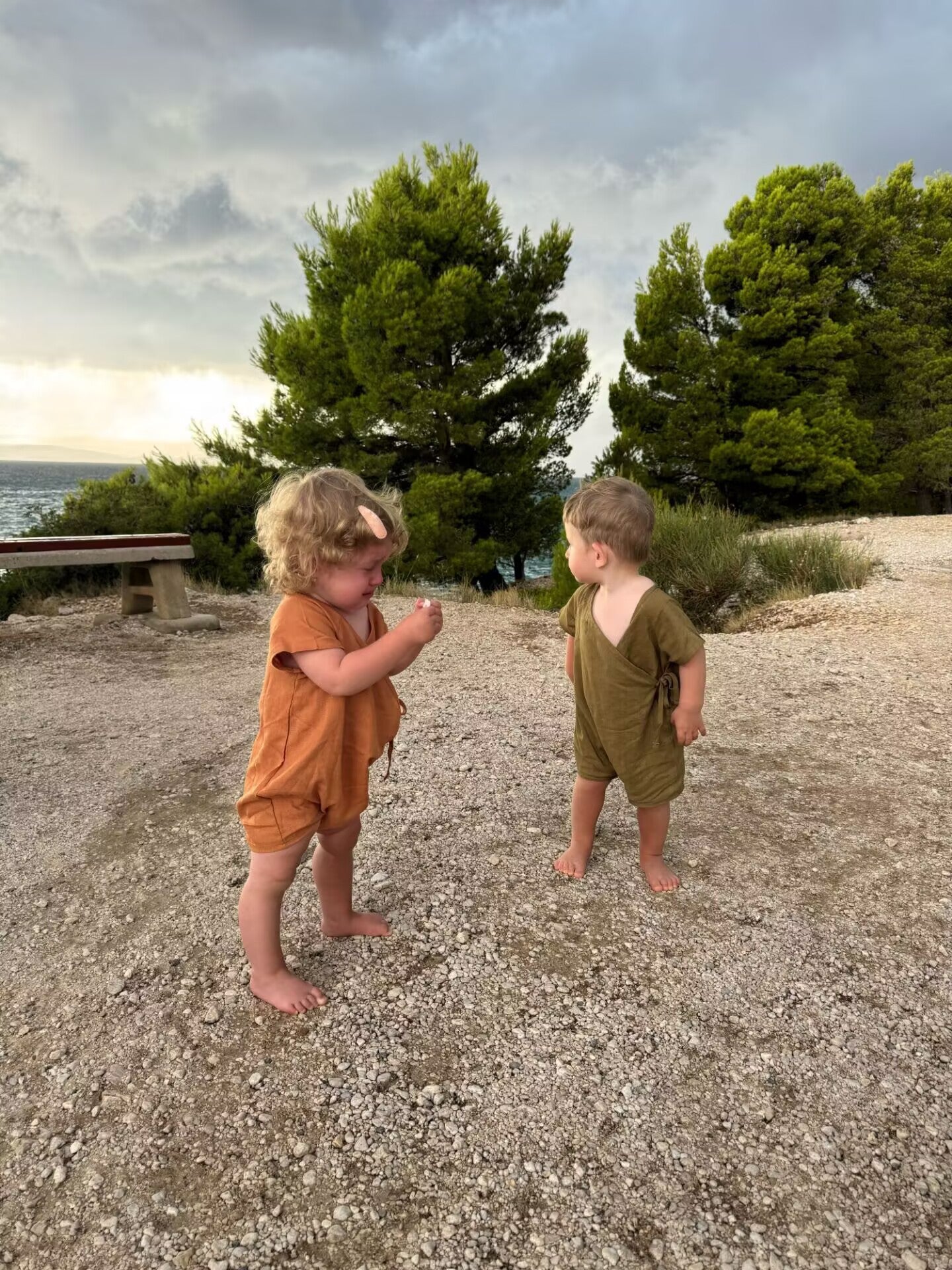 Cotton Short Sleeve Rompers Born Solid Color Jumpsuit, Climbing Suit