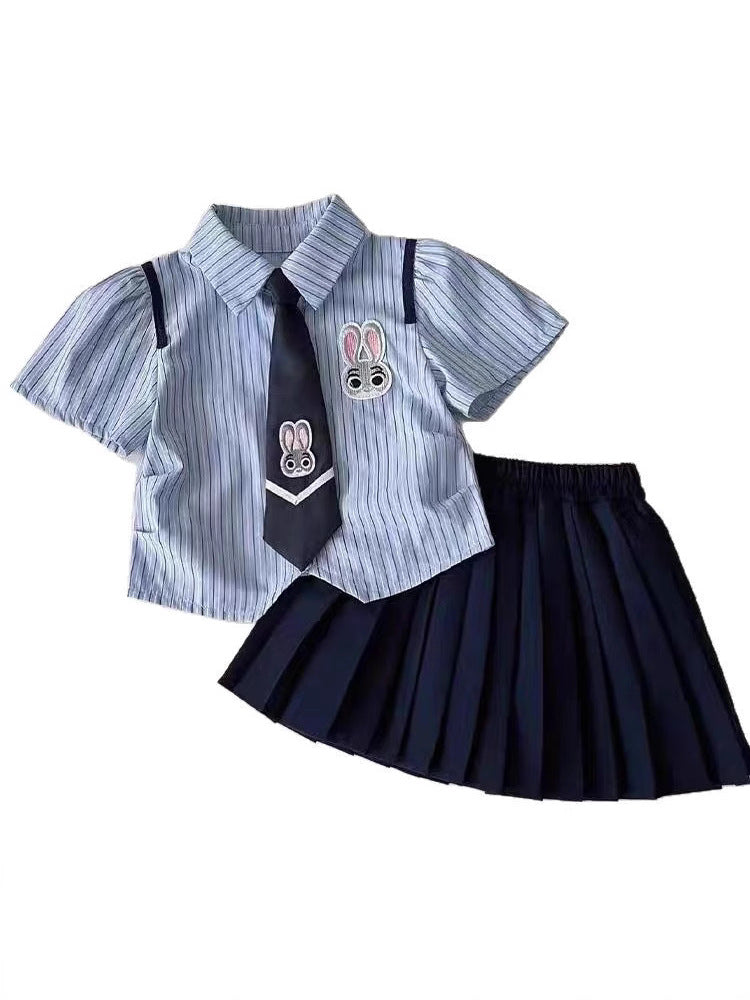 Children's Clothes Summer Dress Judy Skirt College Children's Suit