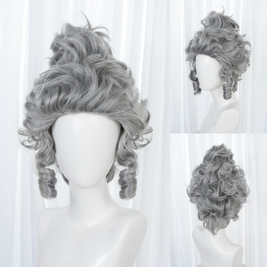 Mary Antoinette Court Queen Spiral Curly Wig Long Curls