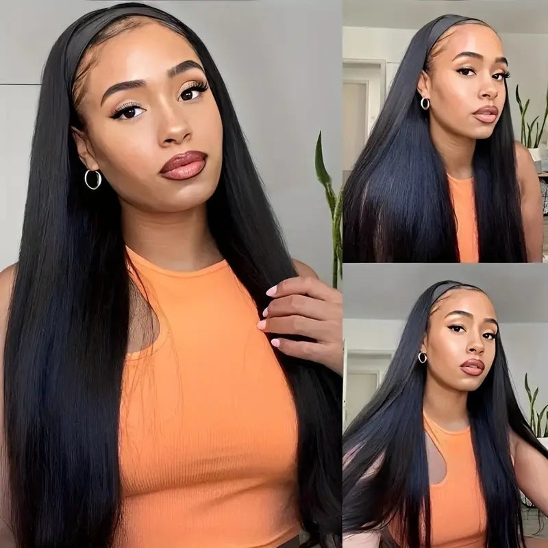 Creative Pretty Comfortable Fashion Hair Band Long Straight Wig