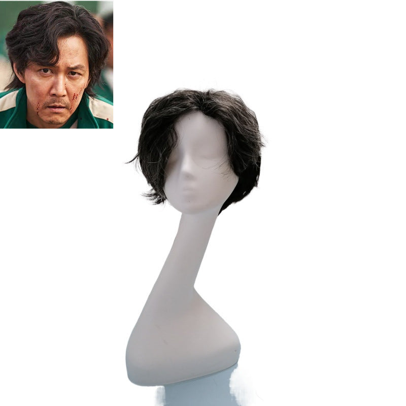 Women's & Men's Short Hair Fiber Cos Wig