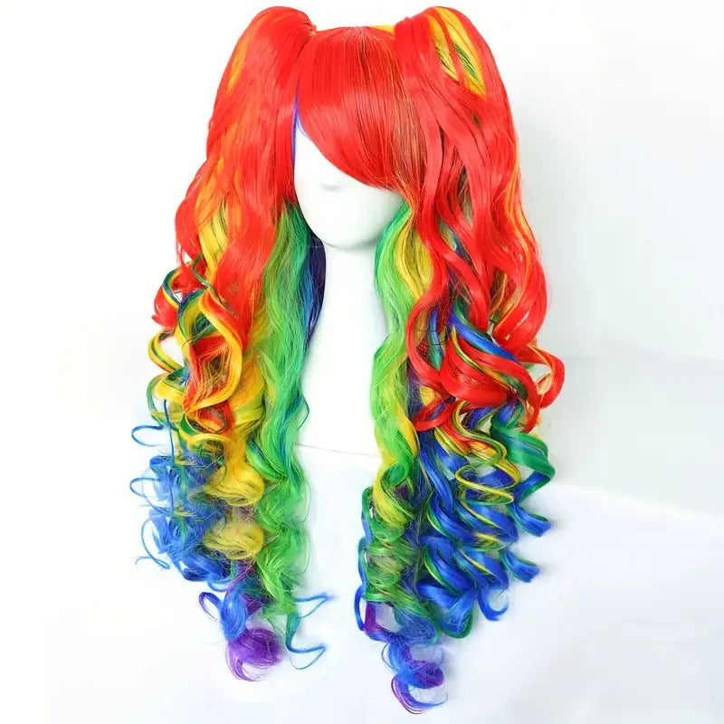 Anime Lolita Jaws Clamp Pair Ponytail Sheath Cos Wig