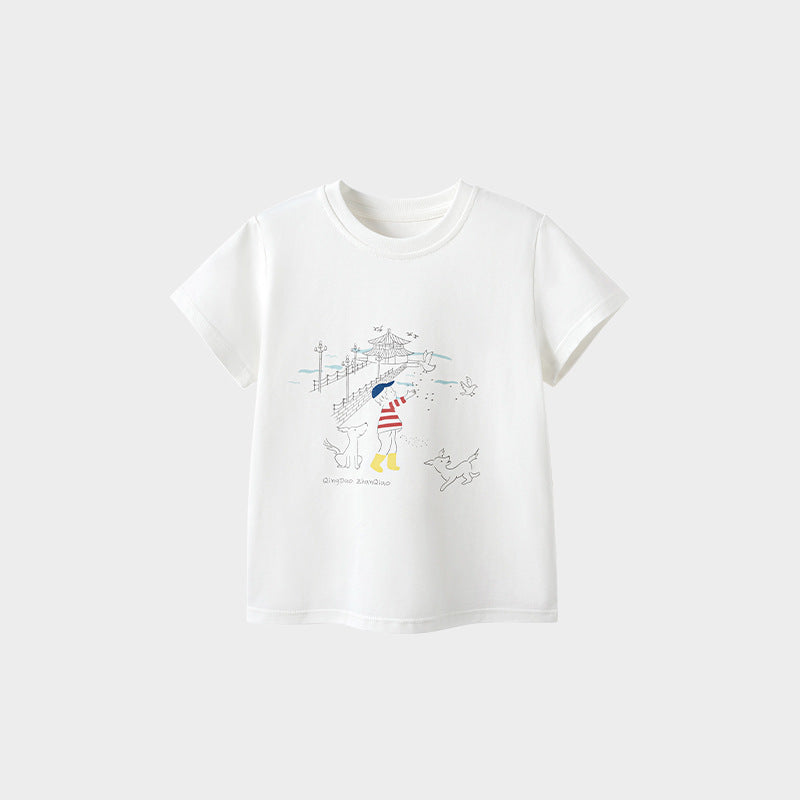 Children's Collection Summer Short-sleeved Top Vest Camisole Children's T-shirt
