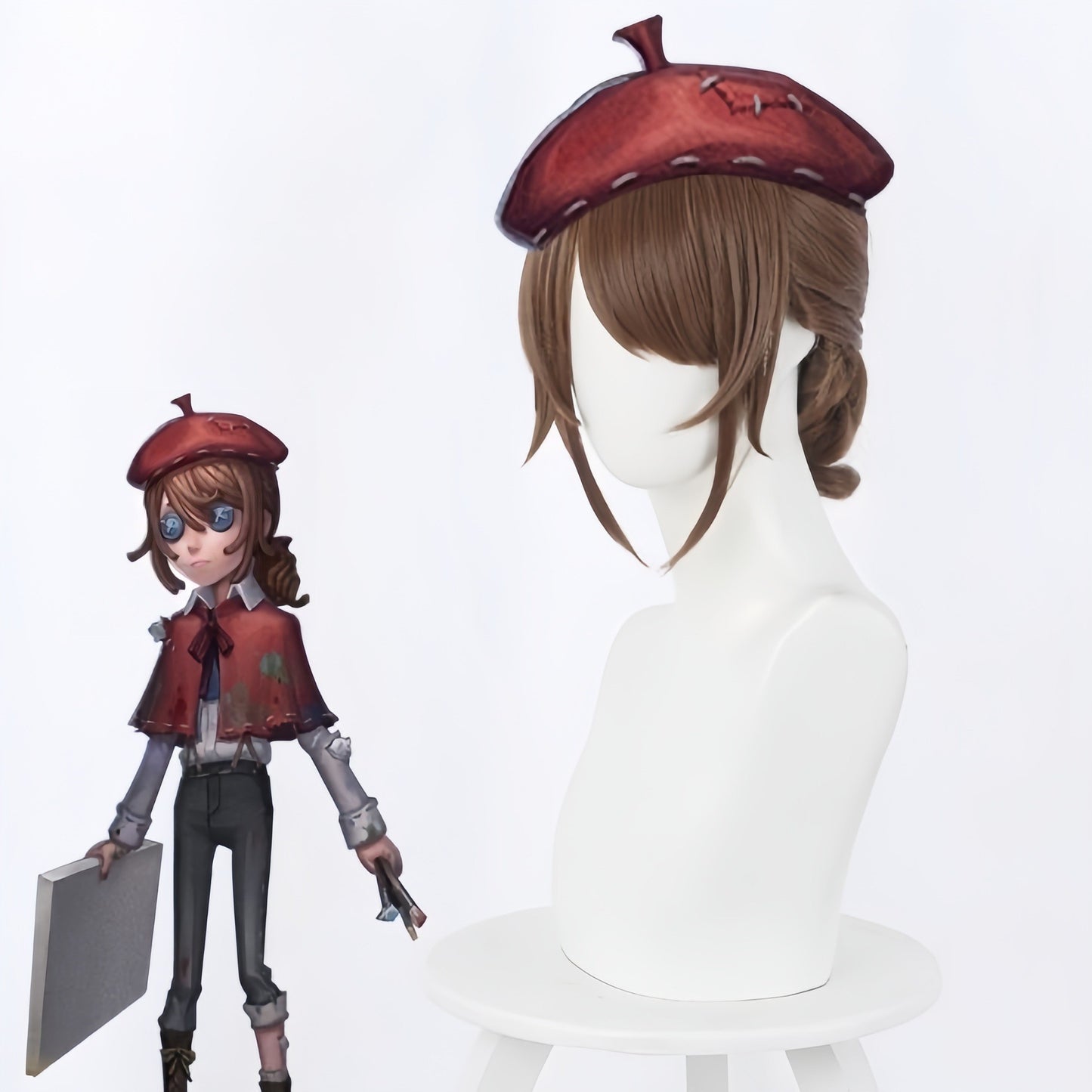Egg Puff Party Double Ponytail Linkage Simulation Cos Wig