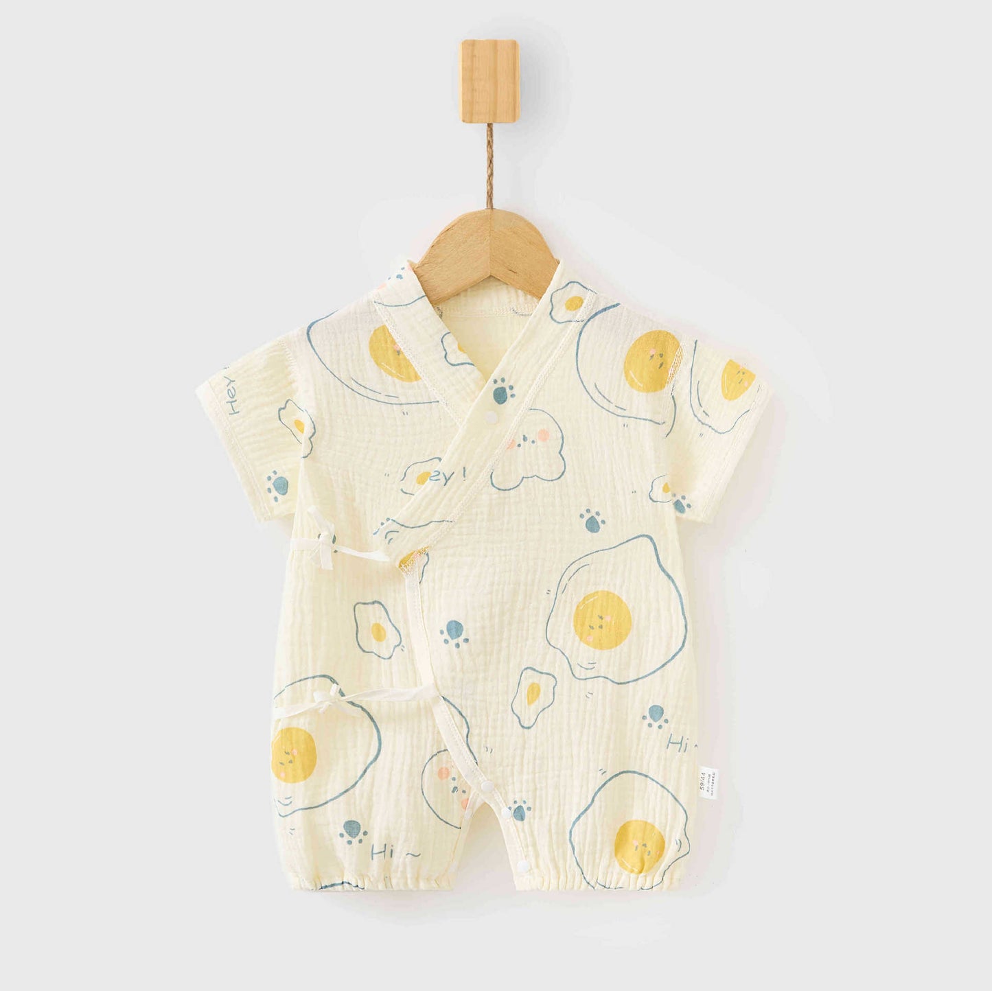 Born Clothes Short Sleeved Romper Summer Thin Jumpsuit, Climbing Suit