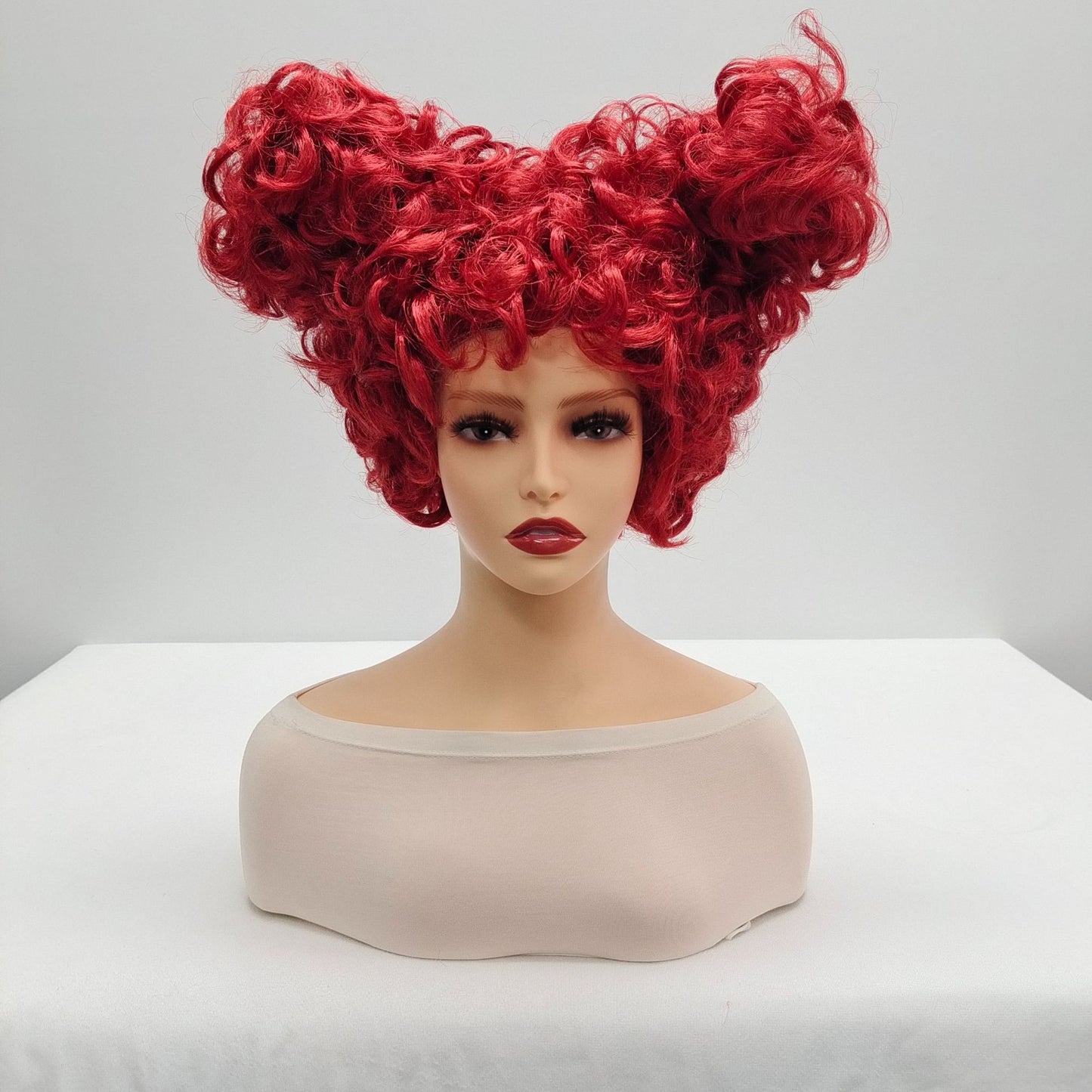 Red Anime Alice In Wonderland Queen Curly Cos Wig