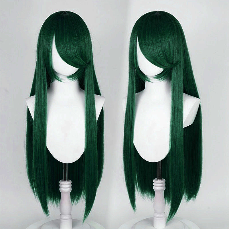 Universal Straight Hair Long Bangs Colorful Cos Wig