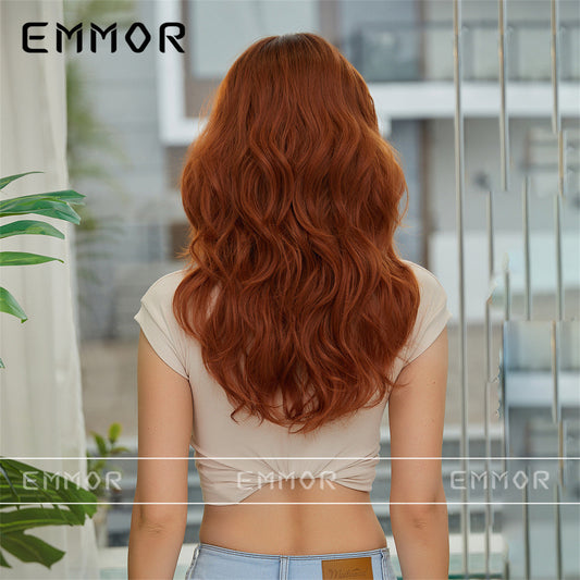 Women's Big Wave Curly Hair Natural Lazy Chemical Wig Long Curls