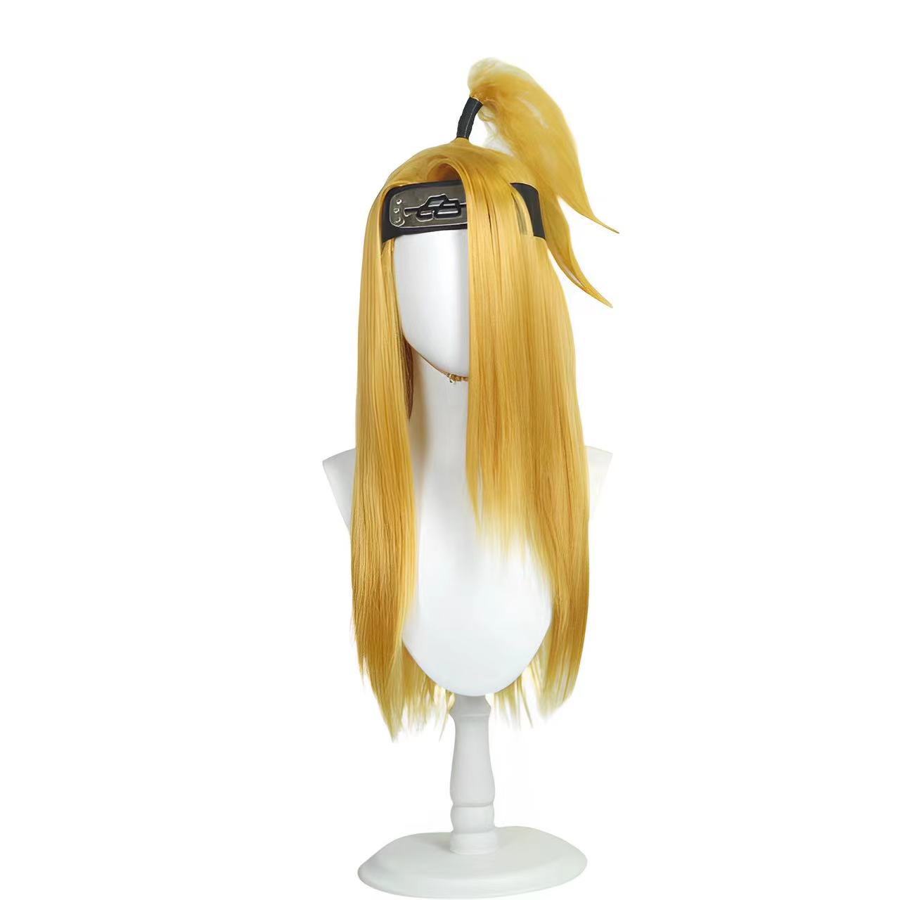 Anime Come Island Again Golden Yellow Cos Wig