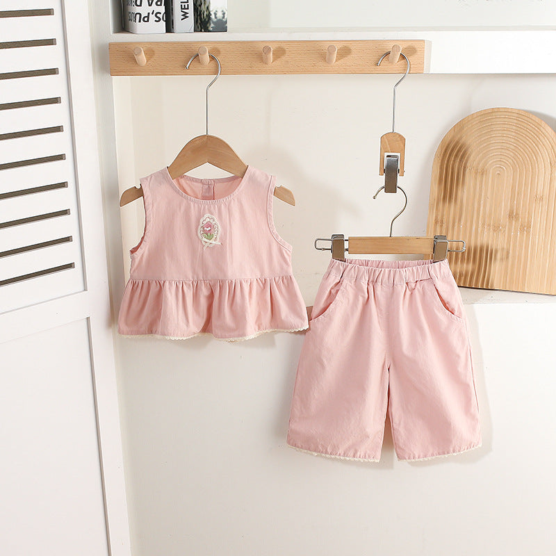 Clothes For Babies Summer Thin Split Western Style Infant Outwear Children's Suit
