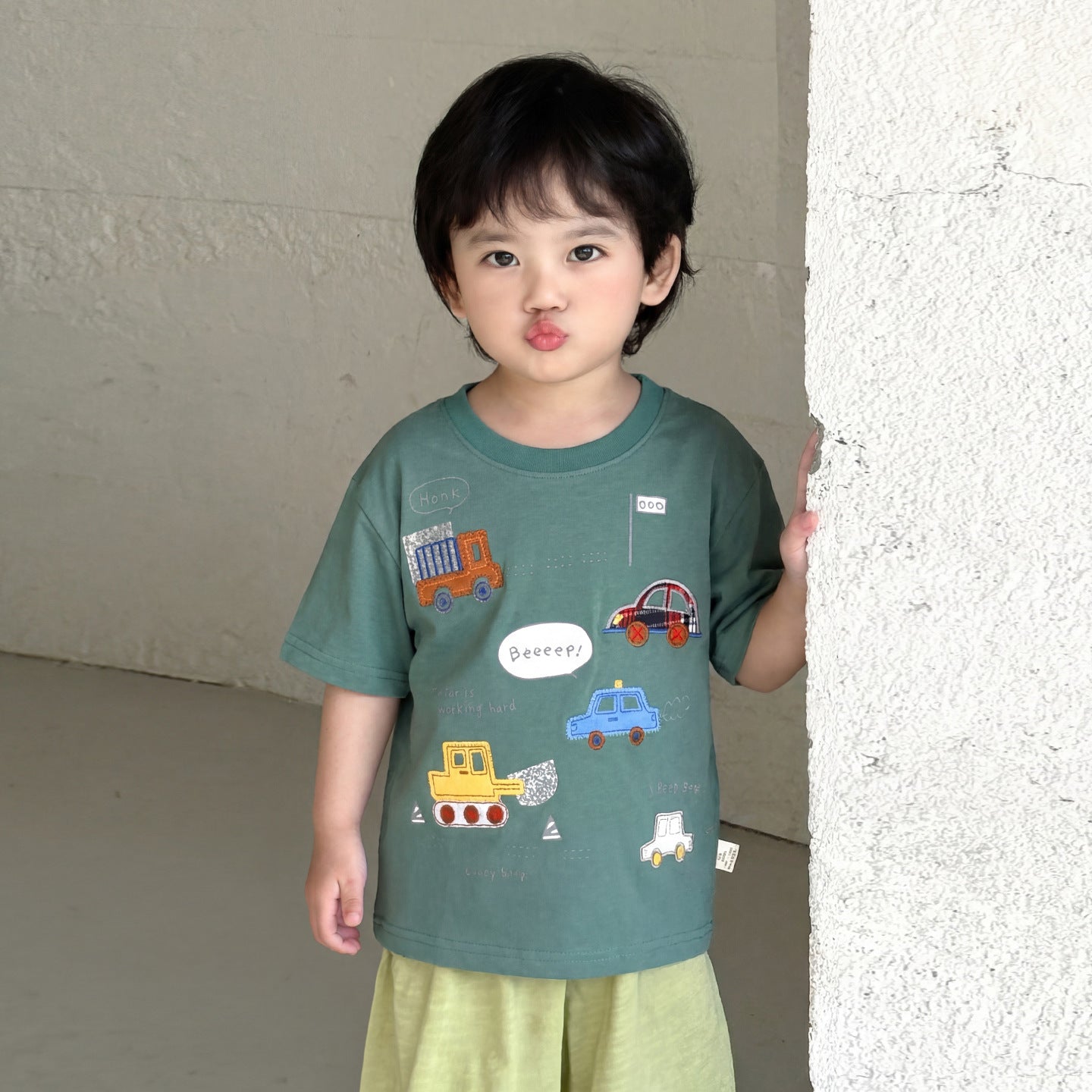 Children's Sleeve Summer Clothing Thin Boy Half Children's T-shirt