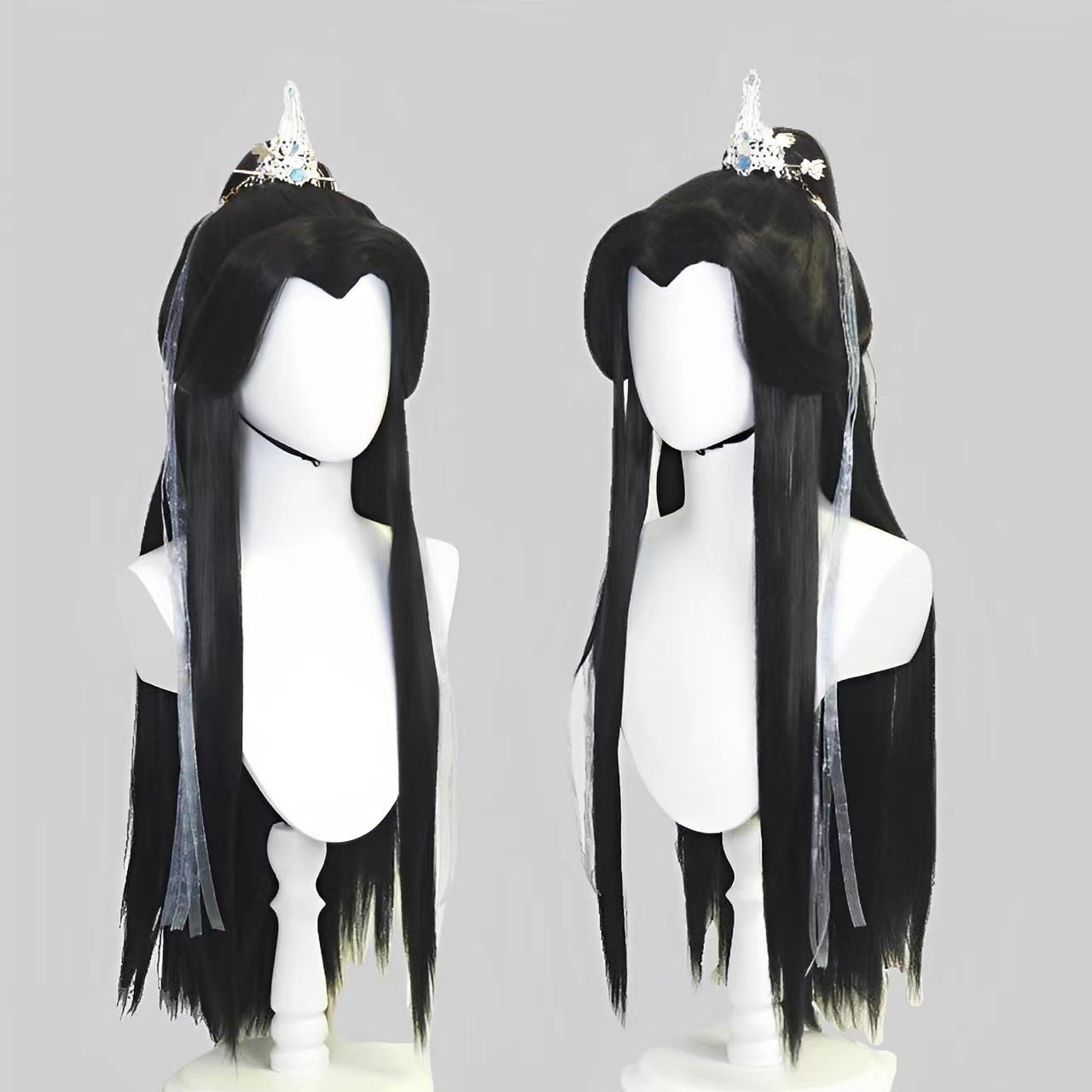 Gift Of Happiness Xie White Cat Cos Wig