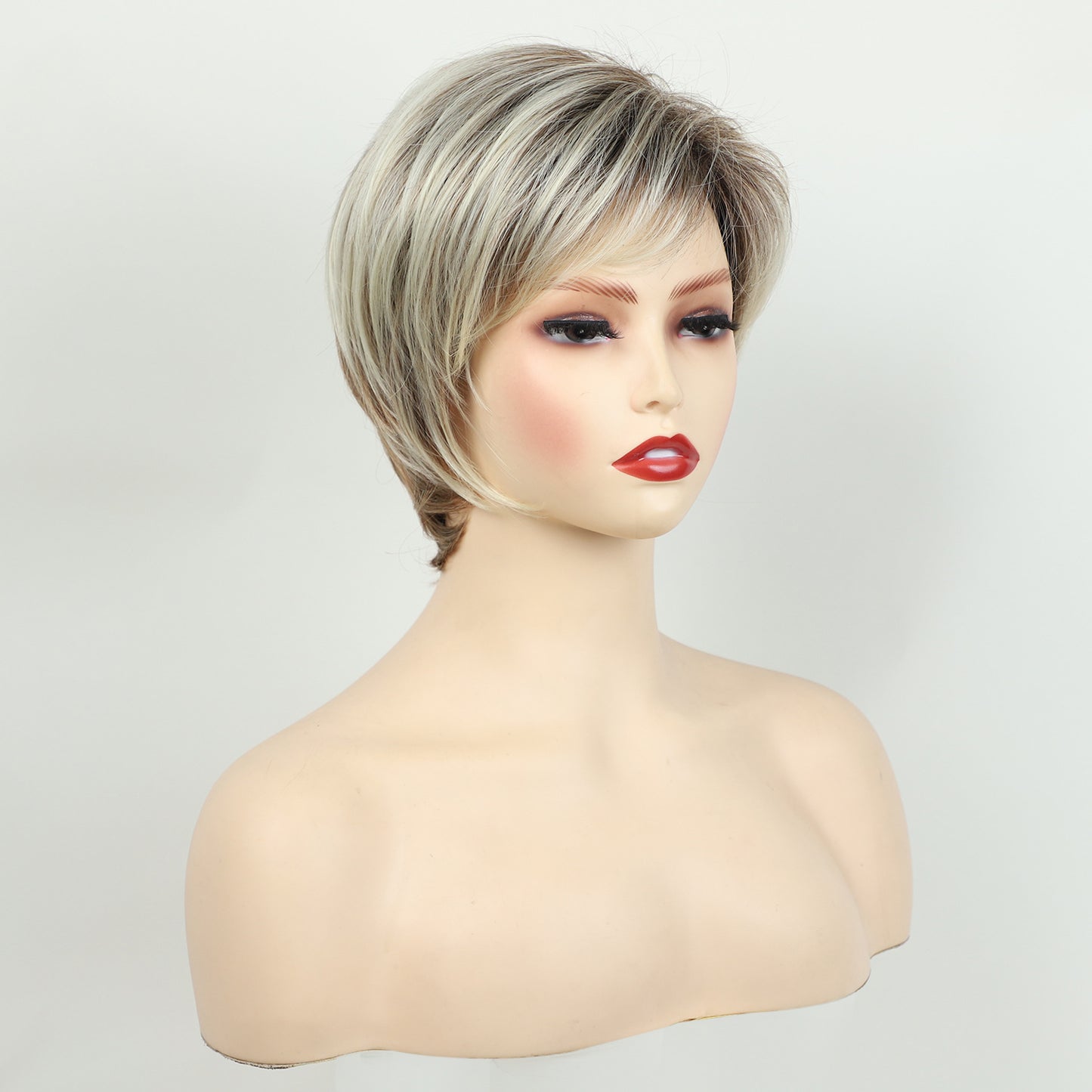 Fashion Fiber Female Chemical Data Packet Wig Short Curly Hair