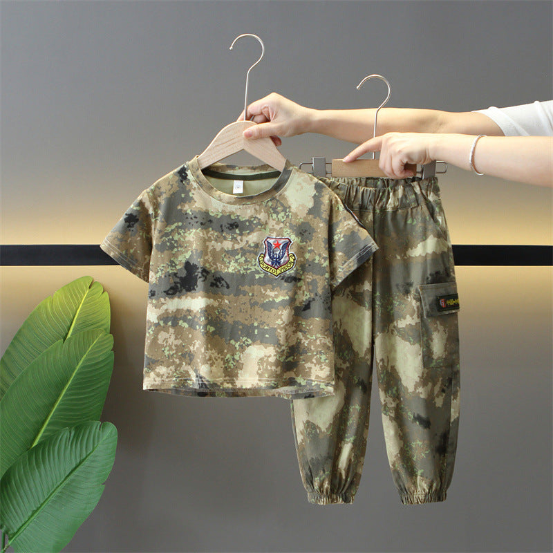 Children's Military Training Summer Camp Camouflage Battle Primary Children's Suit