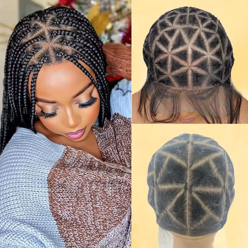 Lace Mesh Cap Full Crocheted Chemical Fiber Other Wig