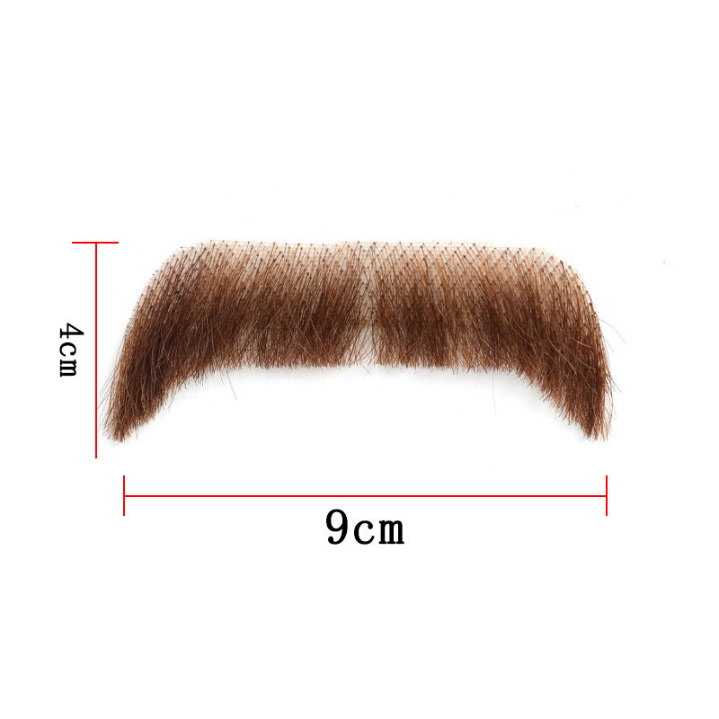 Men's Film Television Makeup Beard Props Real Human Hair Simulation Tin Other Wig