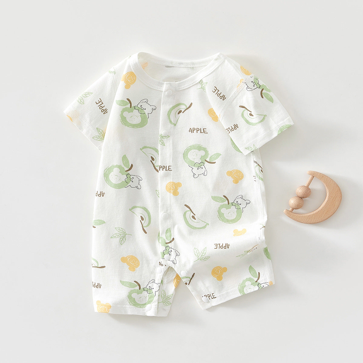 Anyang Clothes Jumpsuit Summer Thin Short Sleeve Air Conditioning Born Jumpsuit, Climbing Suit