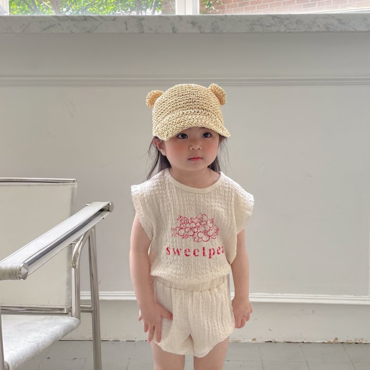 Children's Summer Cute Sweet Short Sleeve Lace Children's Suit