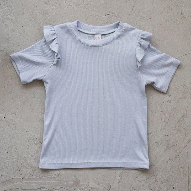 Strawberry Shan Western Style Versatile Stretch Children's T-shirt