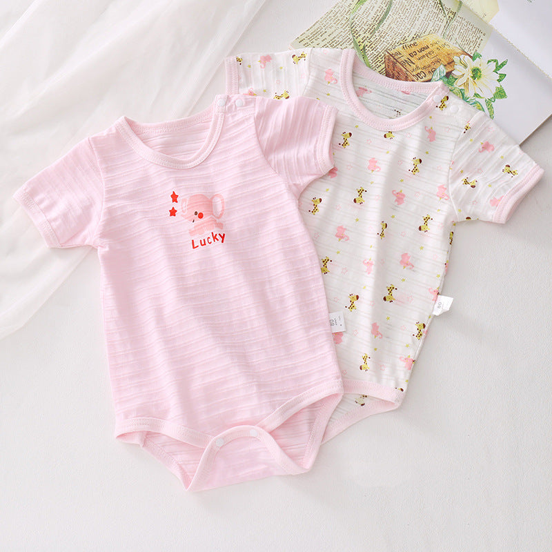 Small Fresh Large Size Short Sleeve Triangle Jumpsuit, Climbing Suit