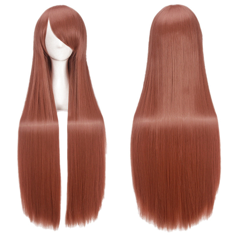 Classic Universal Color Hair Anime Fiber Long Straight Wig