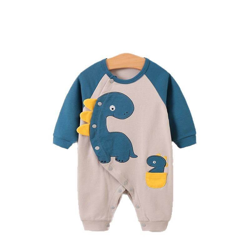 Long Sleeve Cartoon Class Born Rompers Autumn Jumpsuit, Climbing Suit