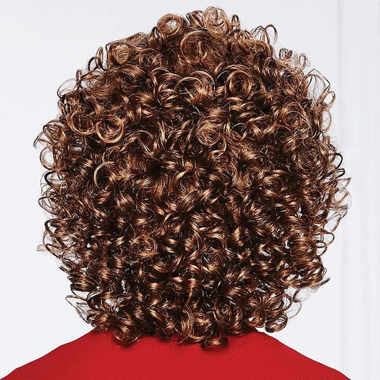 Head Cover Female Chemical Fiber African Small Wig Short Curly Hair