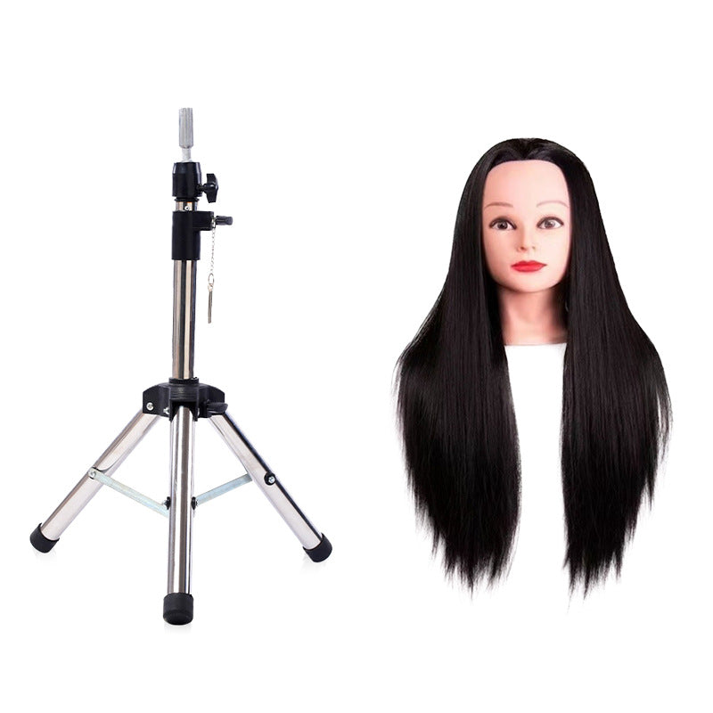 High Simulation Head Hairdressing Beginner Practice Model Barber Other Wig