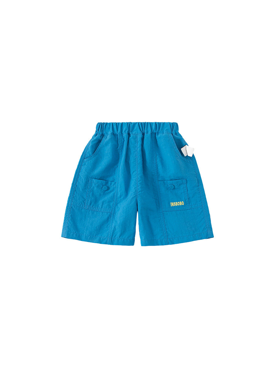 Children's Summer Solid Color Little Casual Loose Children's Pants